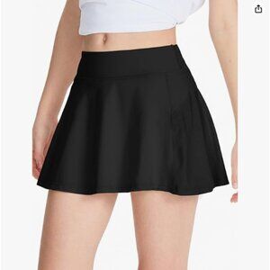 Girls Tennis Skirts Stretch Adjustable Waist Youth Golf Athletic Pleated Skorts